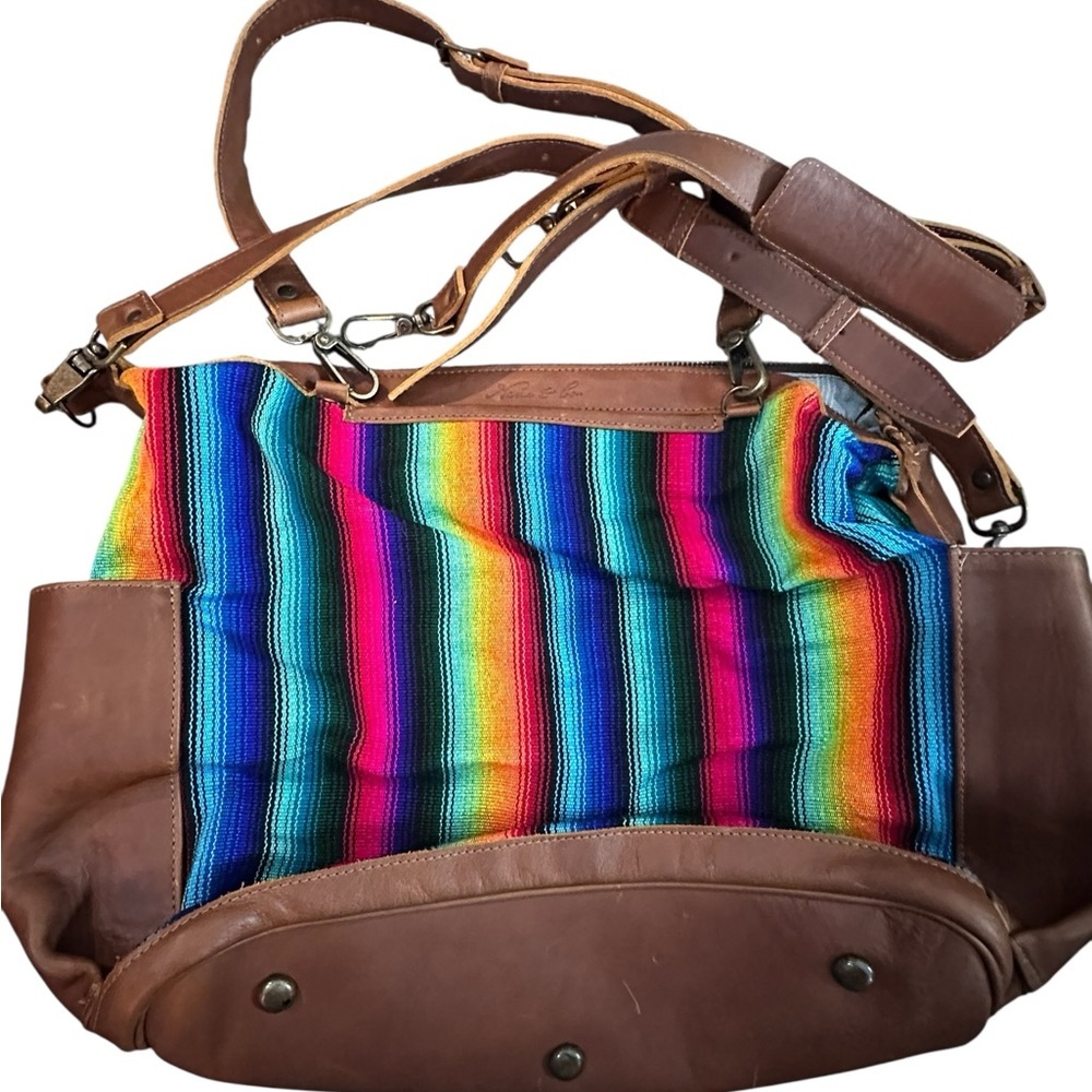 Nena and Co. CDB Tote convertible backpack Guatemala OG Revival leather - Picture 2 of 11